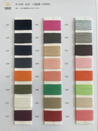 1109 云汐·六股棉6支 立体棉