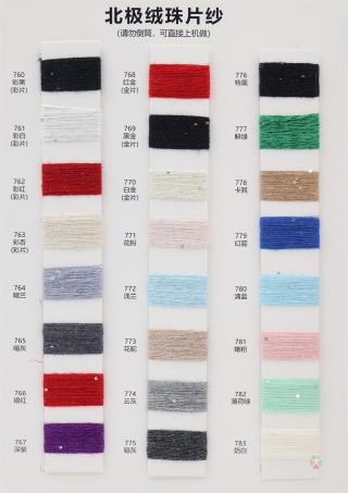 1/18 北极绒珠片纱