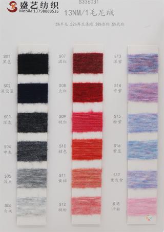 13NM/1 毛尼绒