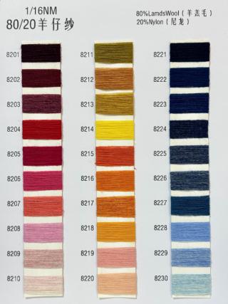 1/16NM 80/20羊仔毛