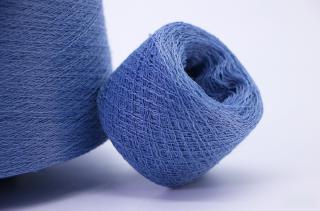 1185 曲皓·亚麻棉曲20支 麻曲 波浪纱