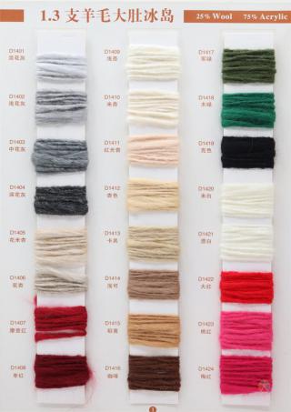 1.3NM/1 2.5NM/1 5.5NM/1 7.8NM/1 大肚冰岛毛