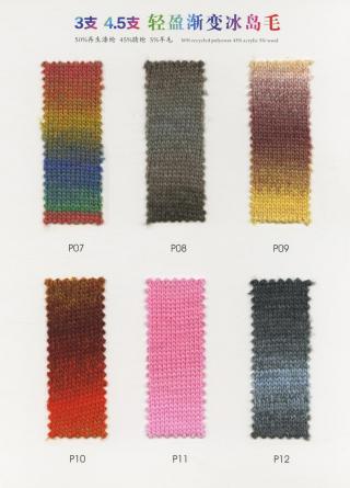轻盈渐变冰岛毛
