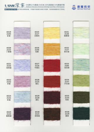 濛雾（羊毛喷毛纱）