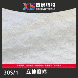 30S/1 立体麻棉