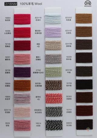 2/16NM 100%羊毛