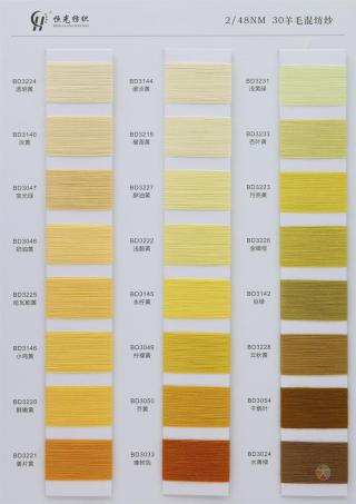 2/48NM 30羊毛混纺纱