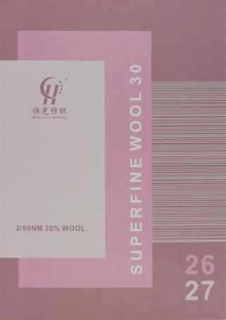 2/60NM 30羊毛混纺纱