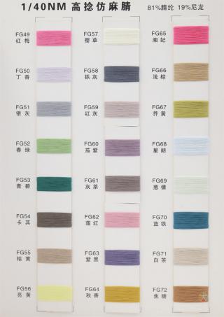1/40NM 高捻仿麻腈