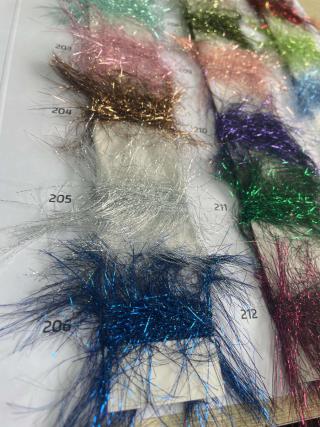 1198 羽熠·闪光羽毛纱2.8支 闪光貂毛纱