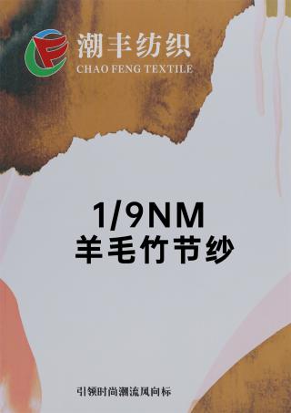 1/9NM 羊毛竹节纱