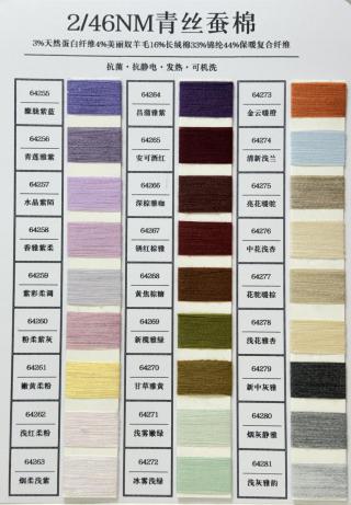 2/46NM青丝蚕棉