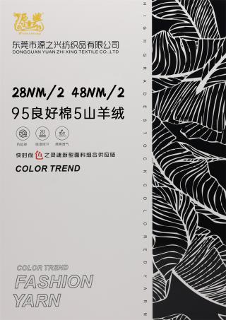 28NM/2 48NM/2 95BCI Cotton 5Cashmere