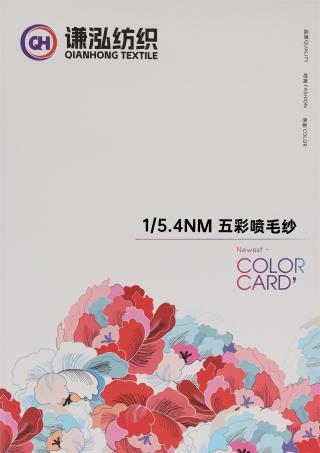 1/5.4NM 五彩喷毛纱