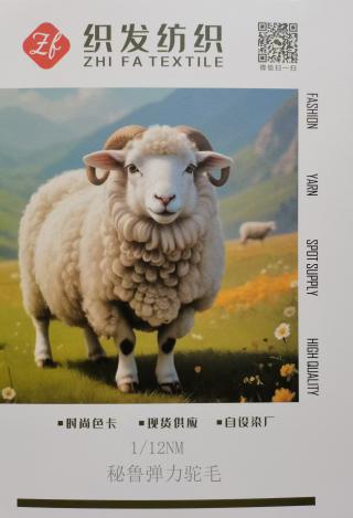 12支秘鲁弹力驼毛