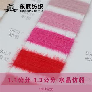 1.1公分 1.3公分 水晶仿貂