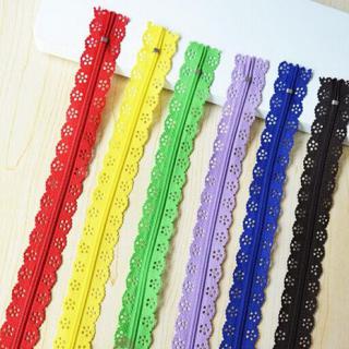 蕾丝镂空花边拉链