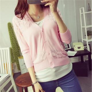 春夏季新款镂空外搭针织外套