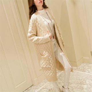 秋冬女装针织开衫毛衣外套