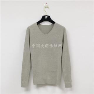 圆领修身短款针织打底衫