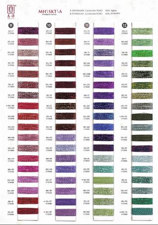 MH型有色金银线